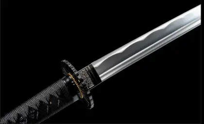 Taiyi Black Carbon Steel Katana Swords Exquisite Display of Handicrafts