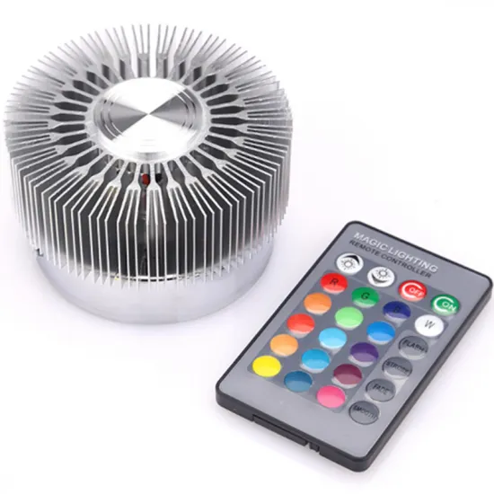 Modern LED Sunflower Wall Lamp with RGB Colors and Remote Control (AC85-265V)