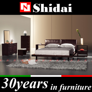 B32 bed with adjustable headrest / pu leather bed / furniture bed sale