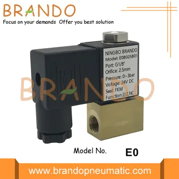1/8'' Water Air Gas Miniature Brass Solenoid Valve