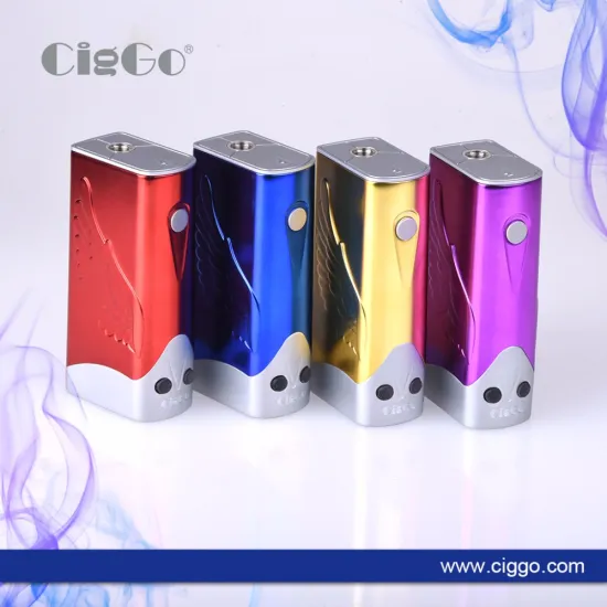 innovative products original mechanical box mod from china Bauway Ciggo Tattoo 75w vape mod vape starter kit