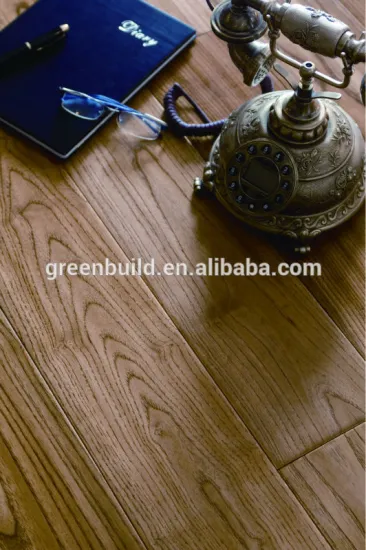 Hand Scraped Embossed Grey Oak Wood flooring Guangzhou Price