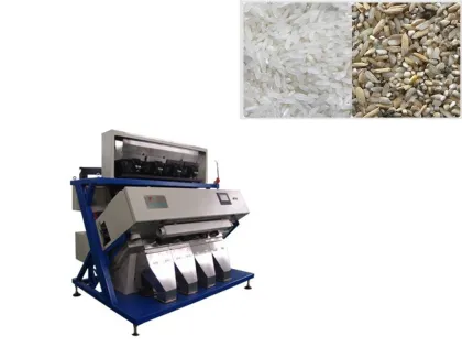 Flat Slide 99.5% Color Selection Ccd Grain Color Sorter Machine Integrating 10 Global Exclusive Patent Technology