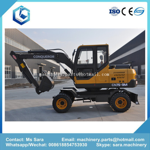 7 Tons 8Tons 9Tons Mini Wheel Excavator