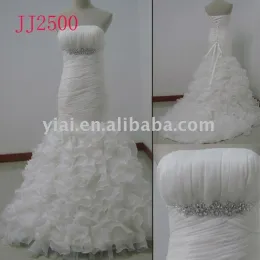 high quality and fair price real sample wedding dress