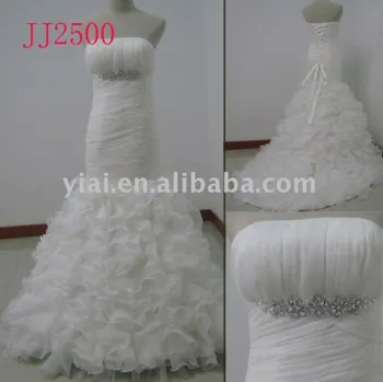 high quality and fair price real sample wedding dress