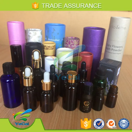 30ml Glass dropper bottle with Kraft cylinder packaging