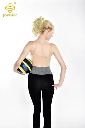 Women's thin shoulder strap sports bra shockproof gather