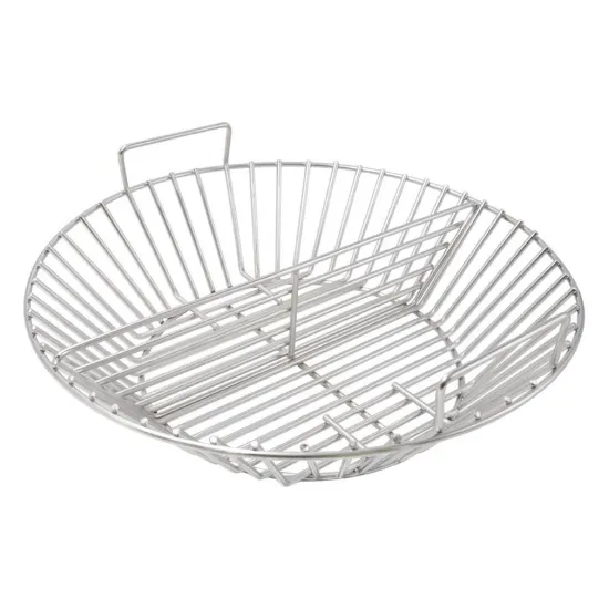 Stainless Steel BBQ Grill Pan and Roasting Basket - Factory Price Outdoor Charcoal Grill