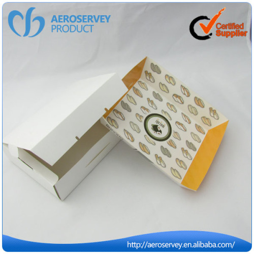 Airline serving OEM disposable food grade paper snack box