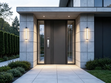 Fluted Metal Front Door High Acoustic Rating