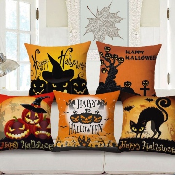 Happy Halloween Pillow Covers: New Designed Pumpkin and Ghost Themes for Trick or Treat Decorations