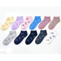 Socks with a popular flower pattern