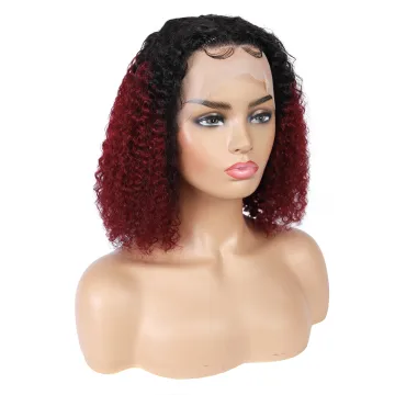Water wave  Natural Wave Human Hair Wigs 99J Burgundy Red Color Human hair wig weave human hair wig