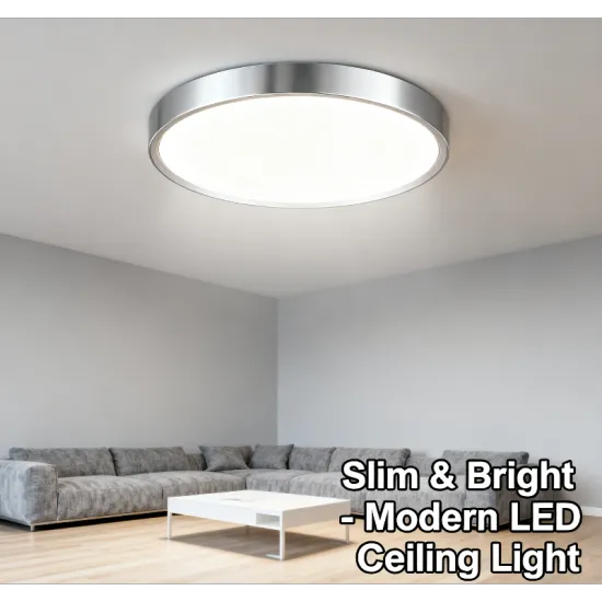 Stylish LED Ceiling Illumination for Living Areas