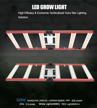 LED Pant Grow Light 4ft Dimmable 0-10V 320W