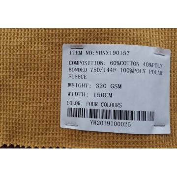 Cvc Bonded Polar Fabrics