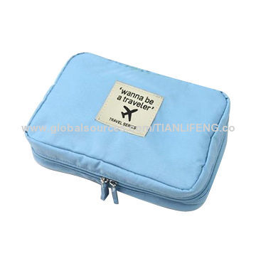 Water-resistant Nylon Cosmetic Bag for Travel