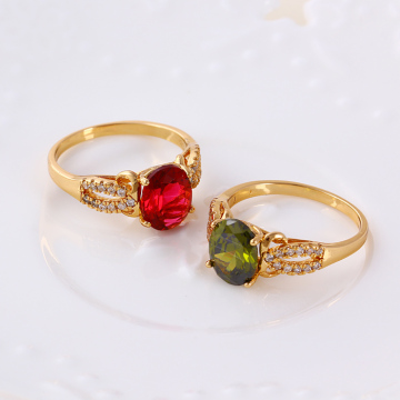 Xuping Luxury Oval Synthetic CZ Ring