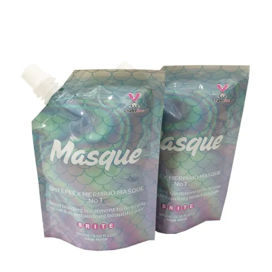 Custom Digital Print Stand Up Foil Doypack Shampoo Pouch Packaging