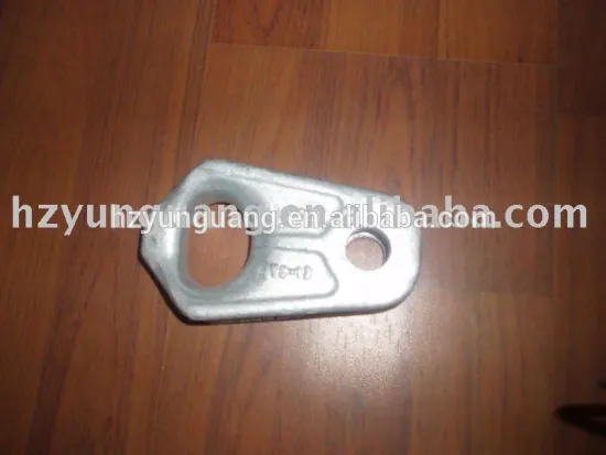 electric thimble clevis hot-dip galvanized steel power overhead lines accessories line hardware fitting