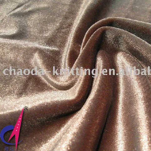 2014 hot sale warp knitting stretch velvet