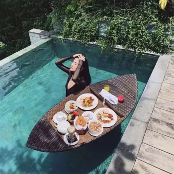 Extra Large Deluxe Floating Tray for Pool - New Arrival for Garden Living