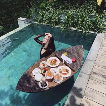 Extra Large Deluxe Floating Tray for Pool - New Arrival for Garden Living