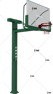 Enlio Professional Classic Square Tube Basketball Hoop