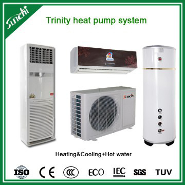Air to Water Heat Pump for Domestic Hot Water, House Heating