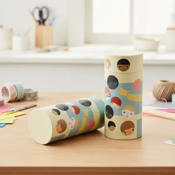 Custom Paper Cosmetic Tube with Personalized Printing