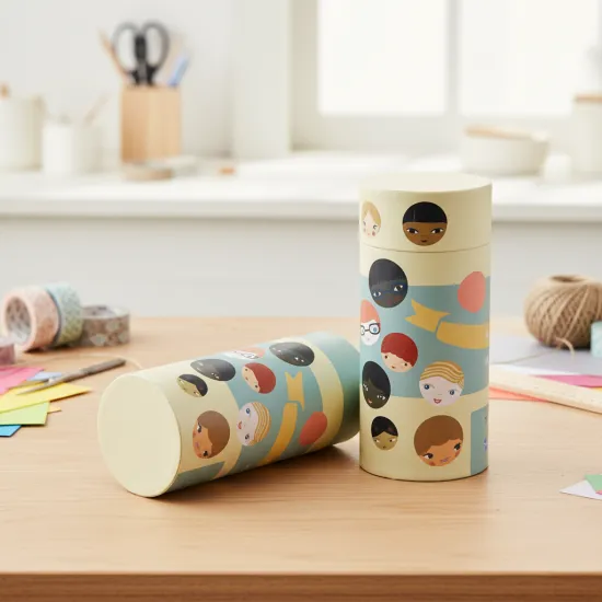 Custom Paper Cosmetic Tube with Personalized Printing