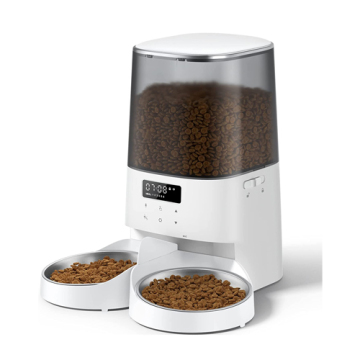 Double bowl timing automatic pet feeder