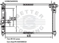 Radiador para Daewoo Lanos 99-02 AT