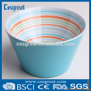 double colour decal bowl