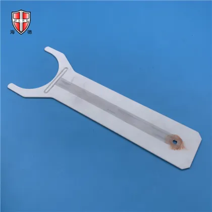 semiconductor alumina ceramic thin machinery robot hand arm