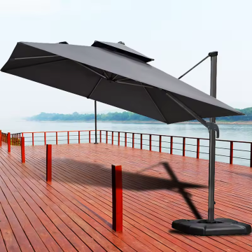 Luxury Big Dize Outdoor Umbrella Patio Parasol Cantilever Umbrella Garden Patio Umbrella