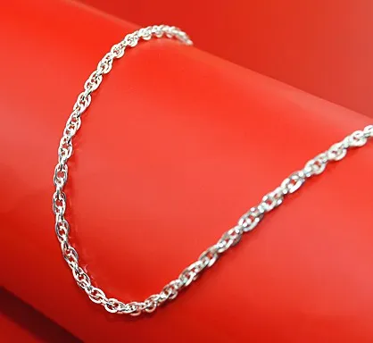 cheap silver jewellery 925 sterling silver rope chain