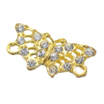Yiwu fashion jewelry and golden and silvery colour butterfly jewelry accessories