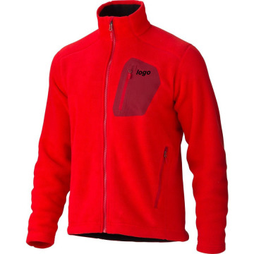 Chaqueta de forro polar con bolsillo para hombre