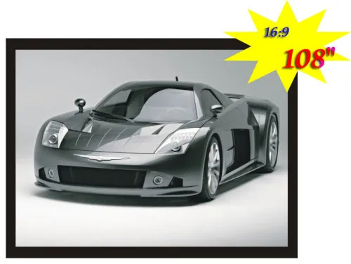 90 Inch Fixed Projection Screen 