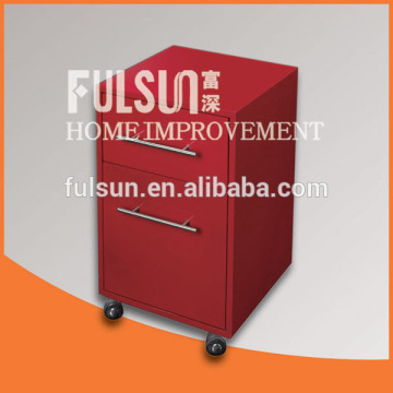 Selling high quality Steel 2 drawers file cabinet with casters