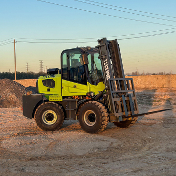 4WD Articulated Off-Road Diesel Forklifts: 6t, 5t, 3ton, 3.5ton, 4x4 Rear Rough Terrain Forklifts