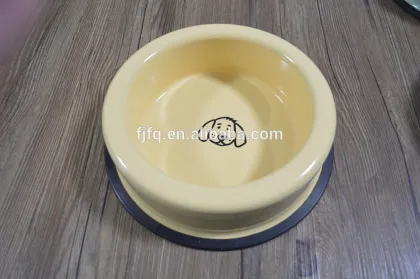 Durable Enamel Metal Pet Bowl Cat Feeder Dog Feeder
