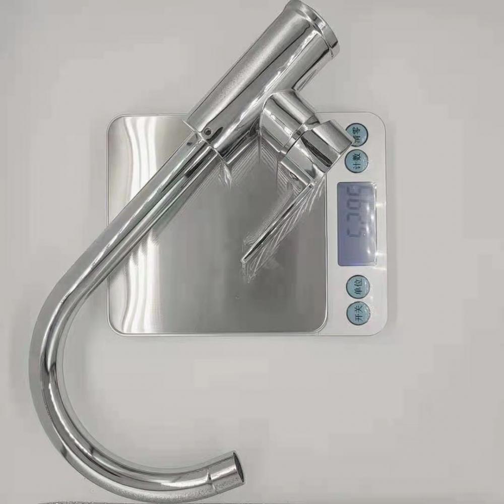 Grifo de cocina de estilo clásico de acero inoxidable 304 montado en la pared para un solo frío