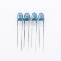 0.2W 850nm IR LED 3mm Blue Lens H4.5mm