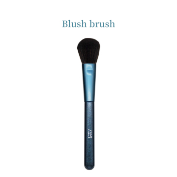Single Blue Glitter Face Private Label Blush Brush