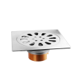 Built-in stainless steel floor drain for bathroom