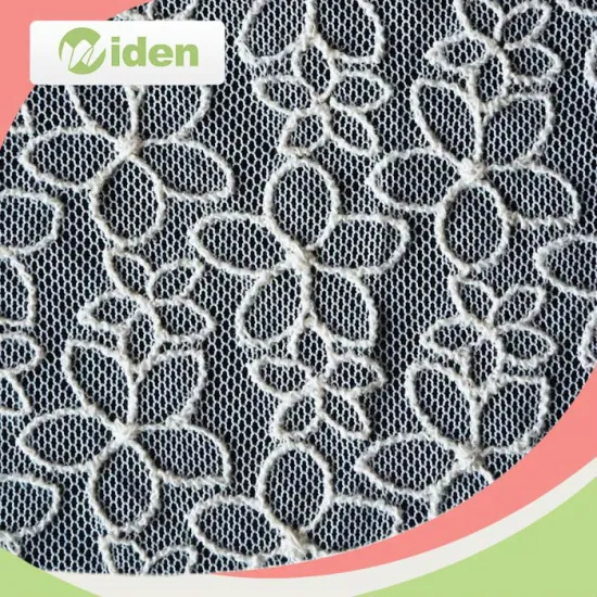 China Fabric Market Wholesale Lace French Nylon Allover Lace Fabric
