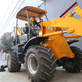 Pekerjaan Konstruksi Backhoe Skid Steer Wheel Loader